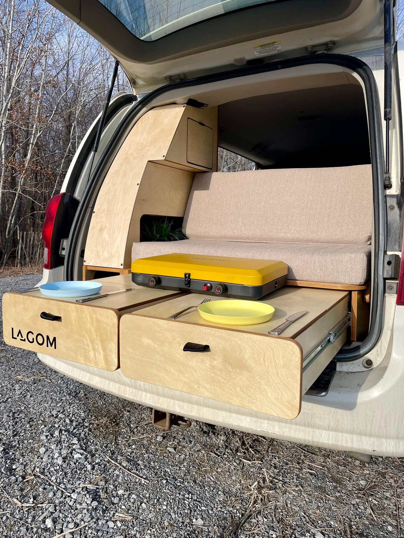 Minivan conversion Hygge - Extérieur cuisine